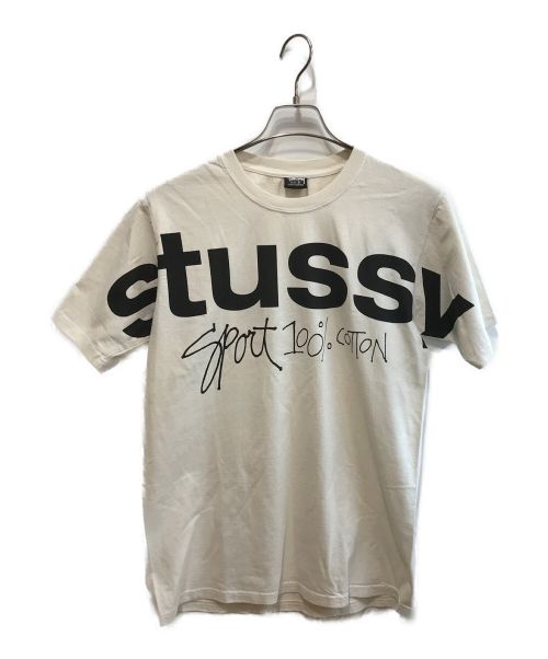 stussy（ステューシー）stussy (ステューシー) SPORT 100% Pigment Dyed Tee ホワイト サイズ:Sの古着・服飾アイテム