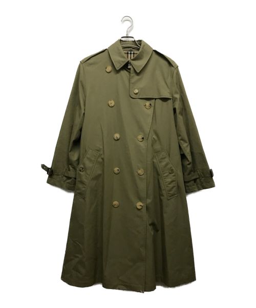 BURBERRY LONDON（バーバリーロンドン）BURBERRY LONDON (バーバリー ロンドン) ダブルトレンチコート オリーブ サイズ:40の古着・服飾アイテム