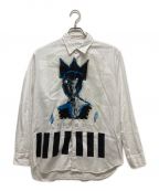 COMME des GARCONS SHIRTコムデギャルソンシャツ）の古着「JEAN MICHEL BASQUIAT SHIRT」｜ホワイト