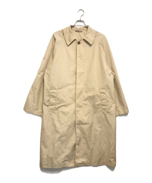 dunhill（ダンヒル）dunhill (ダンヒル) ステンカラーコート ベージュ サイズ:Ｍの古着・服飾アイテム