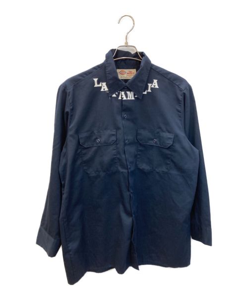 Dickies（ディッキーズ）Dickies (ディッキーズ) シャツ ネイビー サイズ:16の古着・服飾アイテム