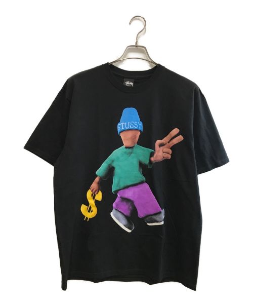 stussy（ステューシー）stussy (ステューシー) Tシャツ ブラック サイズ:Lの古着・服飾アイテム