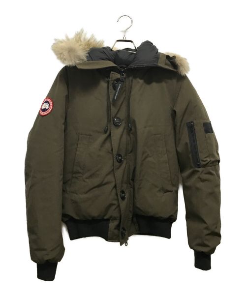 CANADA GOOSE（カナダグース）CANADA GOOSE (カナダグース) ダウンジャケット カーキ サイズ:Mの古着・服飾アイテム