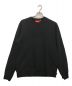 Supreme（シュプリーム）の古着「cutout logo crewneck」｜ブラック