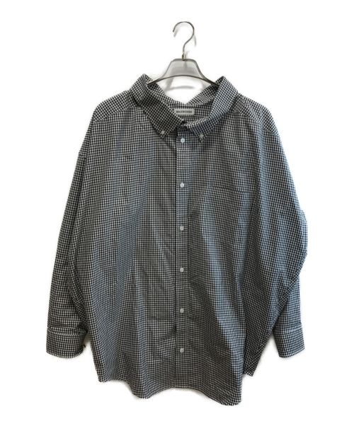 BALENCIAGA（バレンシアガ）BALENCIAGA (バレンシアガ) オーバーサイズシャツ ブラック サイズ:34の古着・服飾アイテム