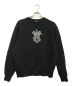 stussy（ステューシー）の古着「S CROWN CREW SWEATSHIRT」｜ブラック