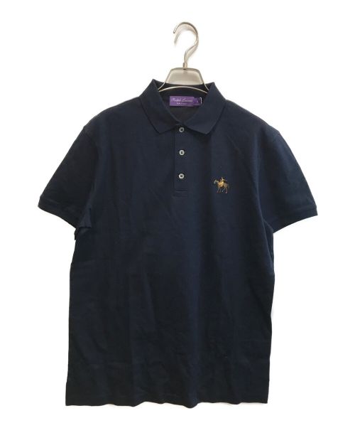 RALPH LAUREN Purple Label（ラルフ ローレン パープル レーベル）RALPH LAUREN PURPLE LABEL (ラルフ ローレン パープル レーベル) ポロシャツ ネイビー サイズ:Mの古着・服飾アイテム