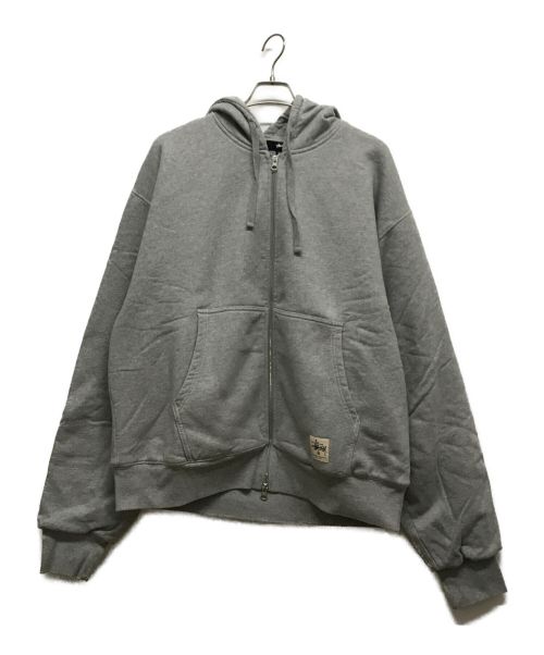 stussy（ステューシー）stussy (ステューシー) Double Face Label グレー サイズ:ＸＬの古着・服飾アイテム