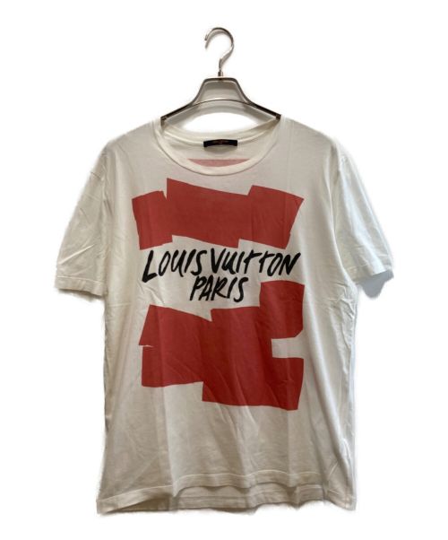 LOUIS VUITTON（ルイ ヴィトン）LOUIS VUITTON (ルイ ヴィトン) グラフィックロゴTシャツ ホワイト サイズ:Lの古着・服飾アイテム