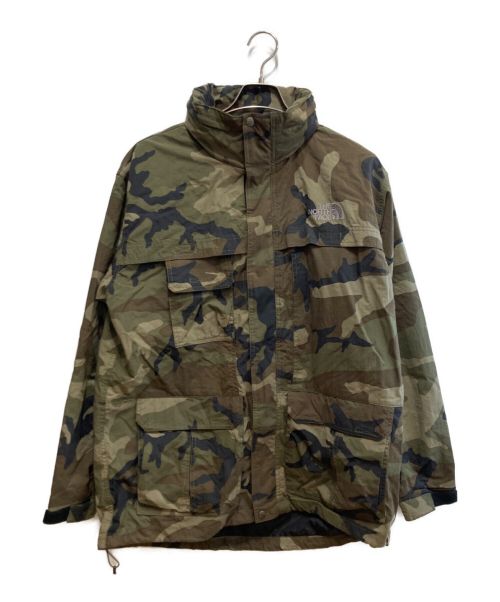 THE NORTH FACE（ザ ノース フェイス）THE NORTH FACE (ザ ノース フェイス) FRONTIERS PARKA カーキ サイズ:Lの古着・服飾アイテム