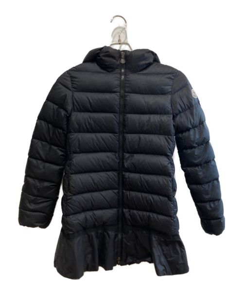 MONCLER（モンクレール）MONCLER (モンクレール) フリルダウンコート ブラック サイズ:12 152cmの古着・服飾アイテム