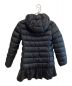 MONCLER (モンクレール) フリルダウンコート ブラック サイズ:12 152cm：44800円