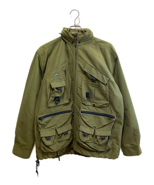 stussy（ステューシー）stussy (ステューシー) フィッシングジャケット オリーブ サイズ:Mの古着・服飾アイテム