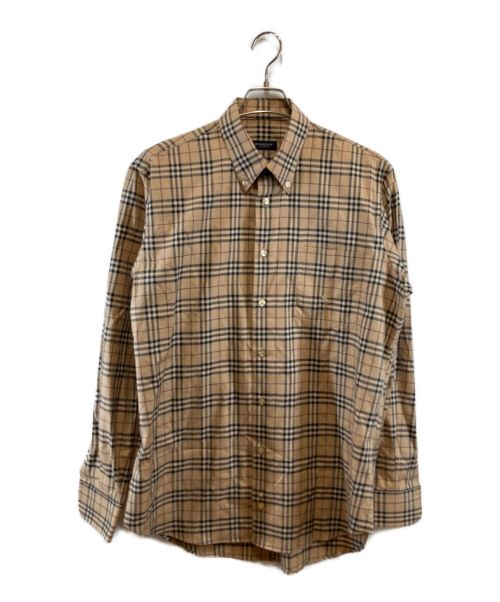 BURBERRY（バーバリー）BURBERRY (バーバリー) ノヴァチェックシャツ ベージュ サイズ:3の古着・服飾アイテム