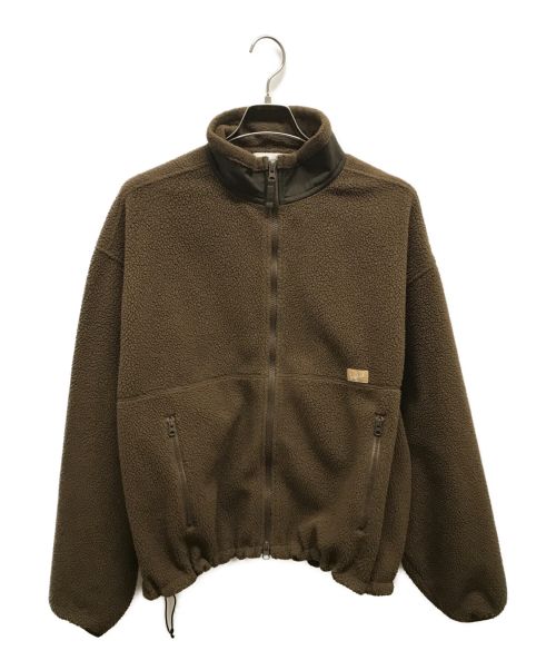 WOOLRICH（ウールリッチ）WOOLRICH (ウールリッチ) フリースジャケット ブラウン サイズ:Lの古着・服飾アイテム