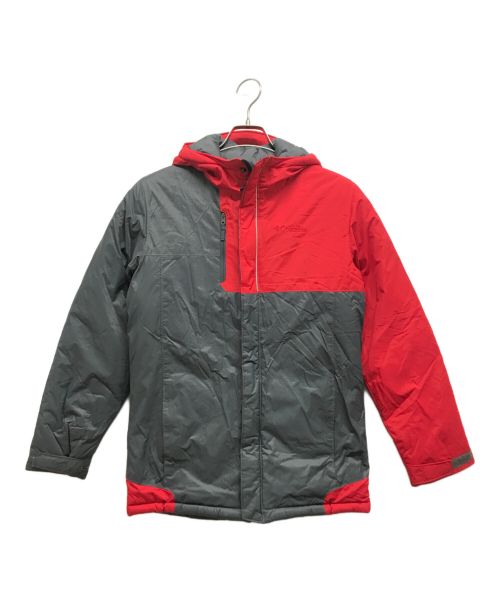 Columbia（コロンビア）Columbia (コロンビア) 中綿ジャケット レッド×グレー サイズ:Lの古着・服飾アイテム