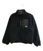 stussyステューシー）の古着「sherpa reversible jacket」｜ブラック