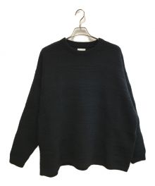 Stripes For Creative（ストライプ フォー クリエイティブ）の古着「SIDE STRIPES KNIT」｜ブラック