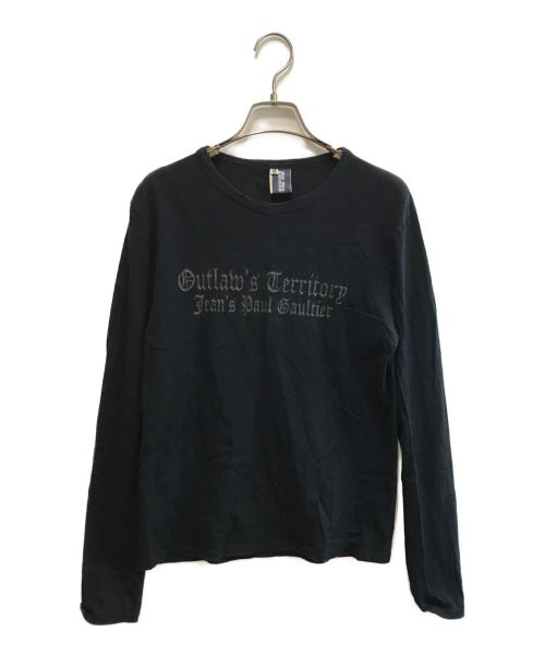 Jean Paul GAULTIER（ジャンポールゴルチェ）Jean Paul GAULTIER (ジャンポールゴルチェ) ロングカットソー ブラック サイズ:48の古着・服飾アイテム