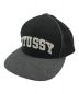 stussy（ステューシー）の古着「キャップ」｜ブラック