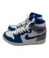 NIKE (ナイキ) AIR JORDAN 1 HIGH OG ブルー×グレー サイズ:27：12800円