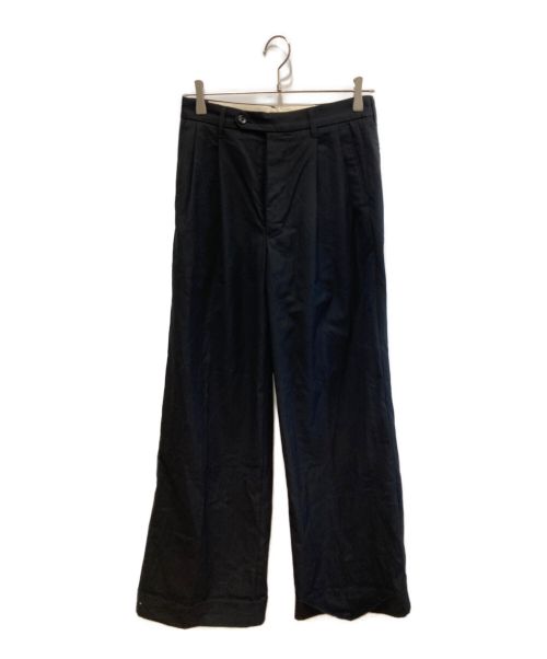 soerte（ソエルテ）soerte (ソエルテ) Wide straight slacks ブラック サイズ:Sの古着・服飾アイテム