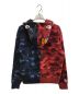 A BATHING APE (アベイシングエイプ) COLOR CAMO CRAZY SHARK レッド×ブルー サイズ:L：17800円