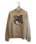 MAISON KITSUNE（メゾンキツネ）の古着「BIG FOX HEAD PULLOVE」｜ベージュ