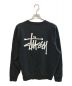 stussy (ステューシー) ロゴスウェット ブラック サイズ:L：7800円