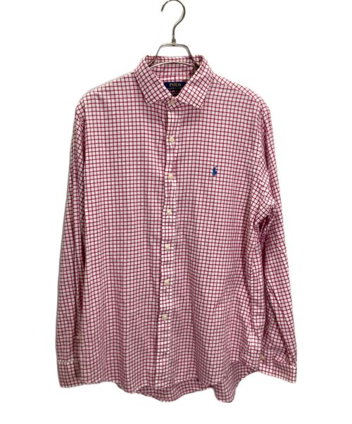 POLO RALPH LAUREN（ポロ・ラルフローレン）POLO RALPH LAUREN (ポロ・ラルフローレン) チェックシャツ レッド サイズ:SIZE Lの古着・服飾アイテム