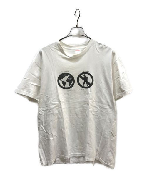 SUPREME（シュプリーム）Supreme (シュプリーム) Save The Planet Tee ホワイト サイズ:Lの古着・服飾アイテム