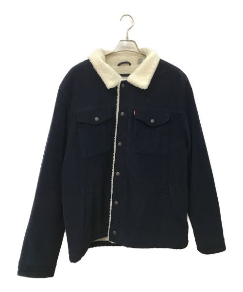 LEVI'S（リーバイス）LEVI'S (リーバイス) ボアジャケット ネイビー サイズ:XLの古着・服飾アイテム