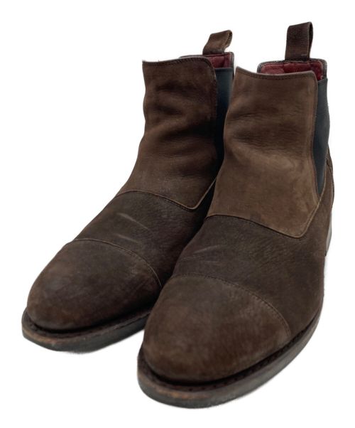 PARABOOT（パラブーツ）PARABOOT (パラブーツ) サイドゴアシューズ ブラウン サイズ:UK6の古着・服飾アイテム