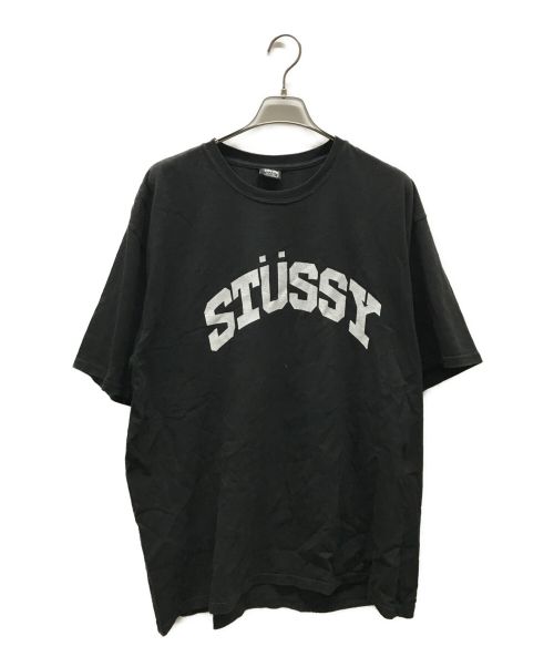 stussy（ステューシー）stussy (ステューシー) アーチロゴTシャツ ブラック サイズ:XLの古着・服飾アイテム