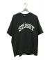 stussy（ステューシー）の古着「アーチロゴTシャツ」｜ブラック