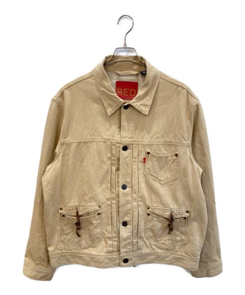 LEVI'S RED（リーバイス レッド）LEVI'S RED (リーバイス レッド) トラッカージャケット ベージュ サイズ:Lの古着・服飾アイテム