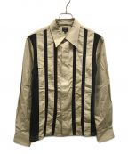 Jean Paul Gaultier hommeジャンポールゴルチェオム）の古着「シアーシャツ」｜ベージュ