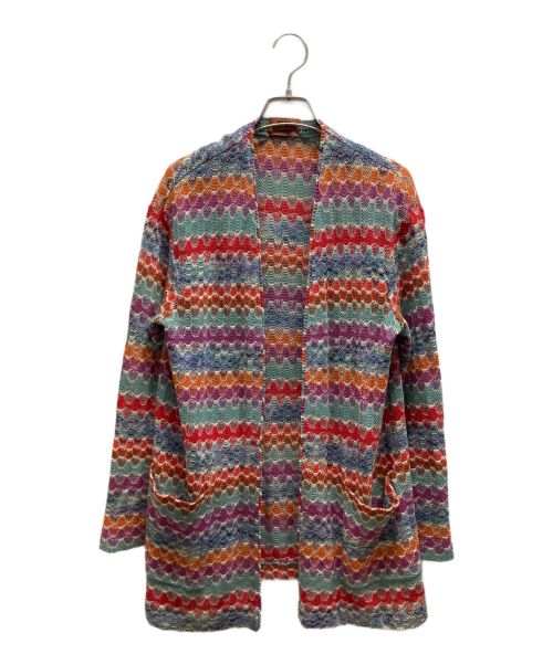 missoni（ミッソーニ）missoni (ミッソーニ) カーディガン マルチカラー サイズ:ーの古着・服飾アイテム