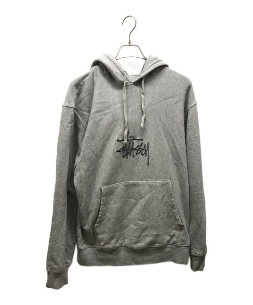 stussy（ステューシー）stussy (ステューシー) パーカー グレー サイズ:Lの古着・服飾アイテム