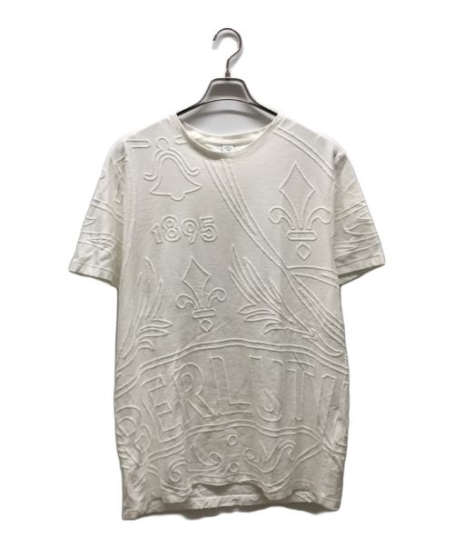 Berluti（ベルルッティ）Berluti (ベルルッティ) クレスト柄TEE ホワイト サイズ:XLの古着・服飾アイテム