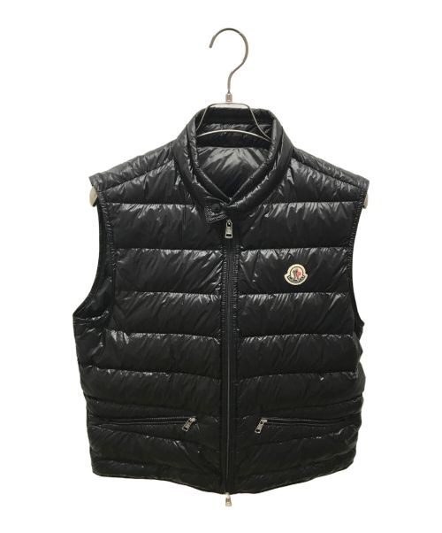 MONCLER（モンクレール）MONCLER (モンクレール) ダウンベスト ブラック サイズ:3の古着・服飾アイテム