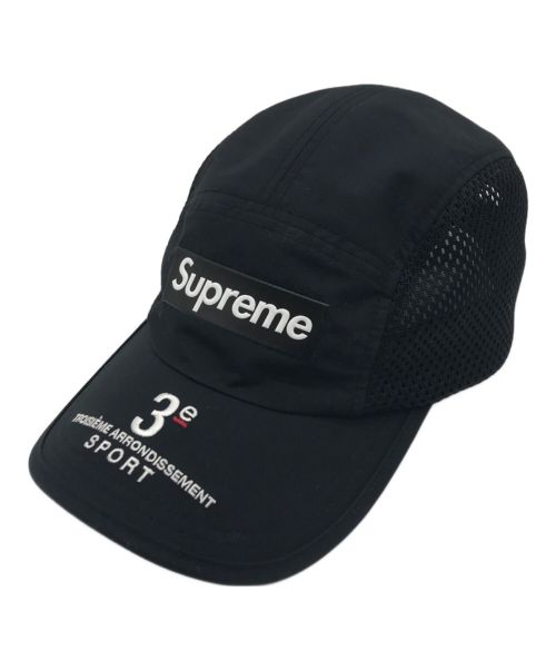 SUPREME（シュプリーム）SUPREME (シュプリーム) キャップ ブラックの古着・服飾アイテム