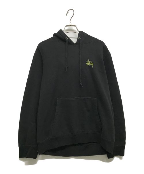 stussy（ステューシー）stussy (ステューシー) パーカー ブラック サイズ:Mの古着・服飾アイテム