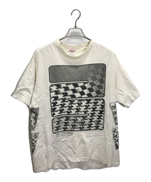 SoF Tee（ソフ ティー）SoF Tee (ソフ ティー) アートデザインＴシャツ ホワイト サイズ:XLの古着・服飾アイテム