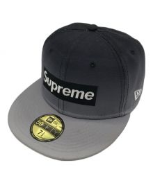 New Era×SUPREME（ニューエラ×シュプリーム）の古着「キャップ」｜グレー