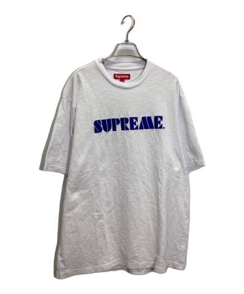 SUPREME（シュプリーム）Supreme (シュプリーム) Stencil Embroidered ホワイト サイズ:Lの古着・服飾アイテム