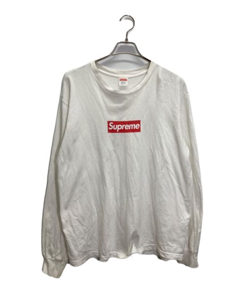 SUPREME（シュプリーム）Supreme (シュプリーム) BOXロゴ長袖カットソー ホワイト サイズ:Lの古着・服飾アイテム