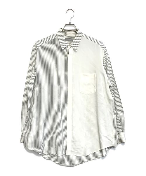 COMME des GARCONS HOMME（コムデギャルソン オム）COMME des GARCONS HOMME (コムデギャルソン オム) 80’s切替シャツ ホワイト サイズ:表記なしの古着・服飾アイテム