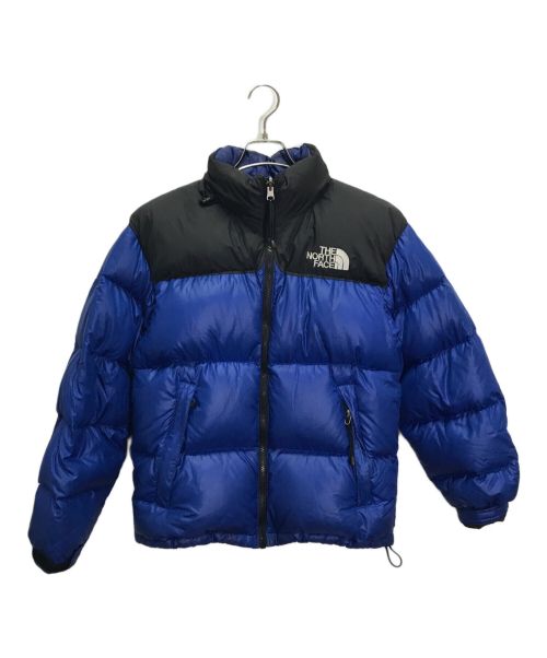 THE NORTH FACE（ザ ノース フェイス）THE NORTH FACE (ザ ノース フェイス) ダウンジャケット ブルー×ブラック サイズ:Sの古着・服飾アイテム