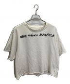 MM6 Maison Margielaエムエムシックス メゾンマルジェラ）の古着「ロゴTシャツ」｜ホワイト
